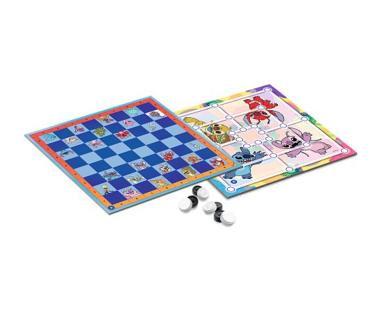 TREFL DISNEY STITCH Galda spēle Dambrete un Dzirnavas