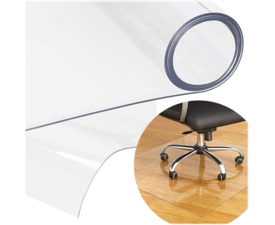 Springos Коврик для стула, офисный стул 102x125x0,1 см, прозрачный