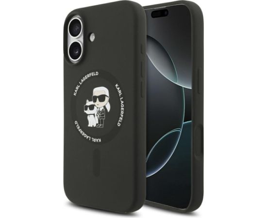 Karl Lagerfeld Karl&Choupette Ring MagSafe Aizmugurējais Apvalks Apple iPhone 17
