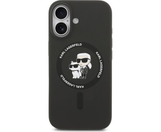 Karl Lagerfeld Karl&Choupette Ring MagSafe Aizmugurējais Apvalks Apple iPhone 17