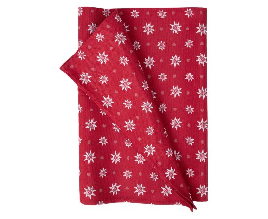 Table mat HOLLY 43x116cm, red Edelweiss