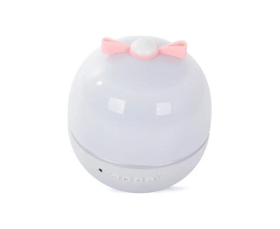 Kiddyz   WH-16E Dream Projection Night Lamp (12x12xm) with 6 pattern films USB-C rechargeable White
