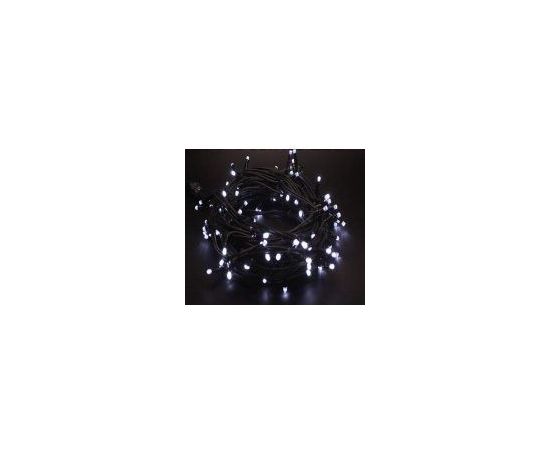 N/A   100 LED ielas virtene, zaļš vads, mirgojošie N/A White