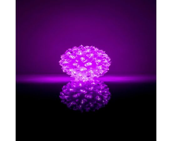 N/A   Bumba ar puķēm RS-208 50LED D-11cm Purple