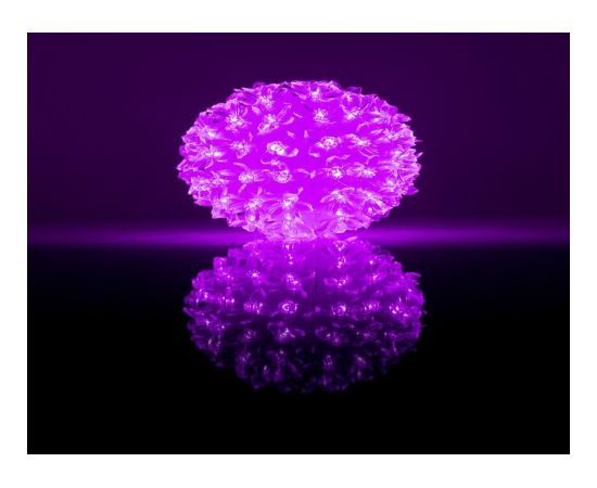 iLike N/A  Bumba ar puķēm RS-214 80LED D-13cm Purple