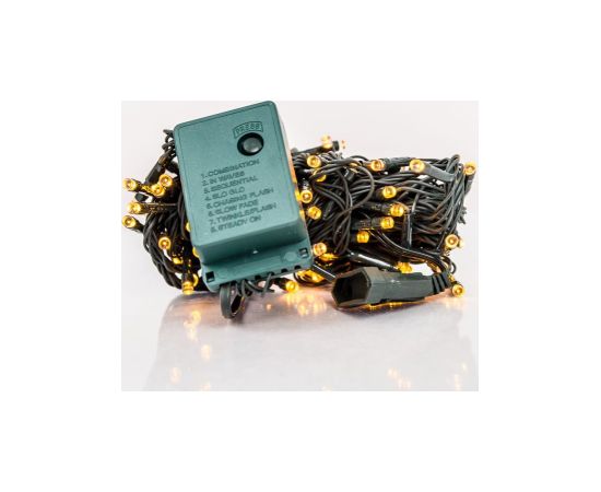 iLike N/A  Ziemassvētku lampiņu virtene 100LED RS-111 7m. Yellow