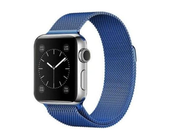 iLike Apple  Magnetic Strap Watch 7 45mm Magnetic Band Bracelet Blue
