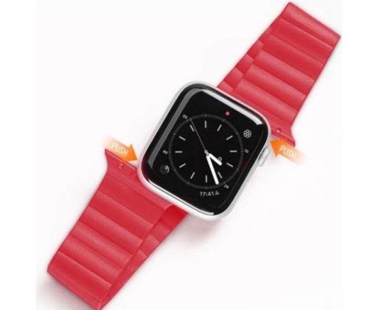 Dux Ducis   Magnetic Strap Watch Strap 7/6/5/4/3/2 / SE (41/40 / 38mm) Magnetic Band Red