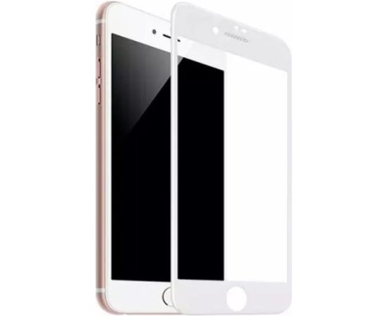 TakeMe -  iPhone SE (2020) / 7 / 8 HARD Ceramic Full Surface Screen Protector Glass White