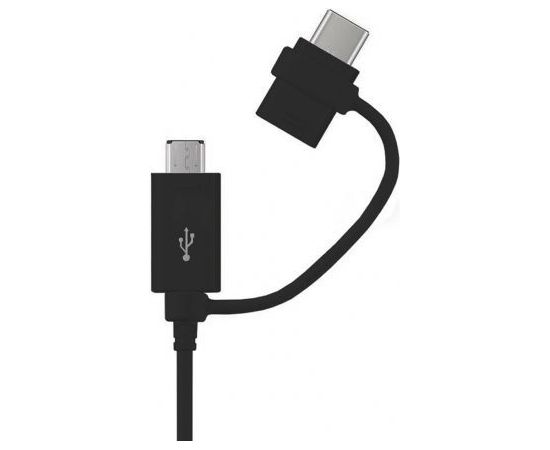 Samsung   USB 2in1 Combo Type-C&Micro USB Data&Charging Cable 1.2m (OEM) Black