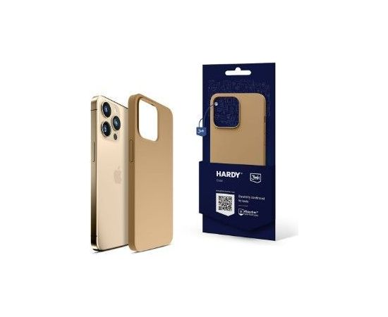 3MK -  iPhone 14 Pro Hardy Silicone MagCase Gold