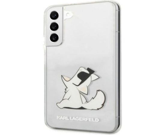 Karl Lagerfeld Samsung  Galaxy S22+ PC/TPU Choupette Eat Case Transparent