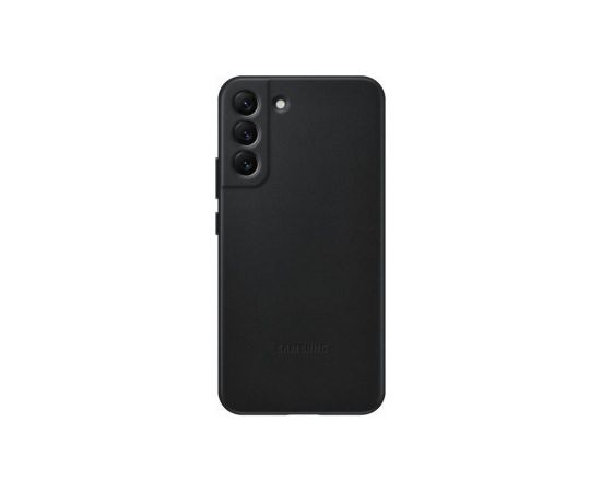Samsung   Galaxy S22 Plus Leather Cover Black