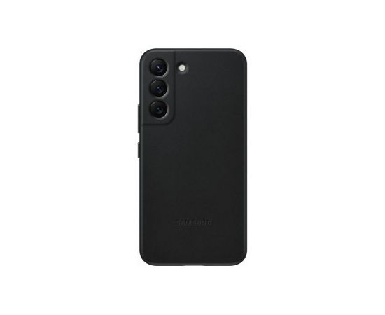 Samsung   Galaxy S22 Leather Cover Black