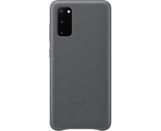 Samsung   Galaxy S20 Leather Cover case Gray