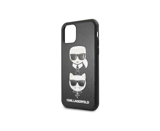 Karl Lagerfeld Apple  iPhone 11 Pro Karl Lagerfeld and Choupette Cover Black