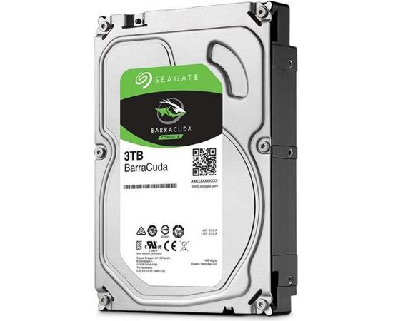 HDD | SEAGATE | Barracuda | 3TB | SATA 3.0 | 256 MB | 5400 rpm | 3,5" | ST3000DM007