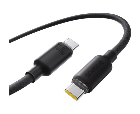 USB C kabelis - USB C, 2m 100W magnētiskais putu silikona BASEUS