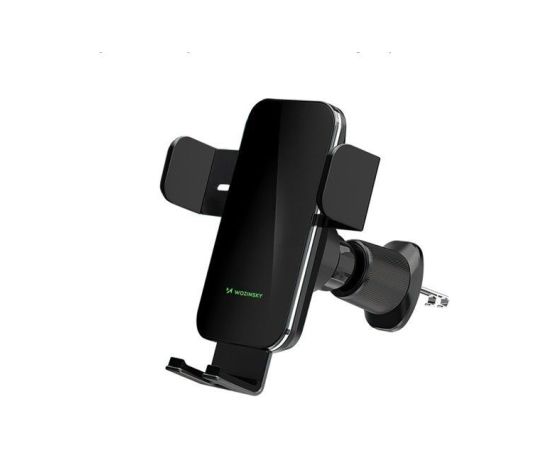 Wozinsky   WEDZ-3Y8S clamp car holder with 15W inductive charger for phone on the air vent Black