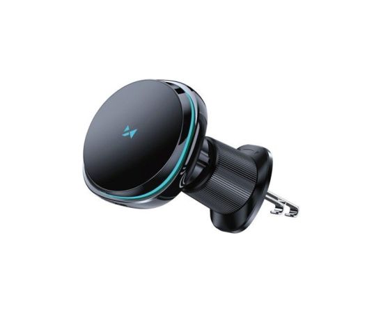 Wozinsky   WCT5-Q6S2Y Car Holder with Qi/MagSafe 15W Inductive Charger for Ventilation Grill with Fan Black Wozinsky   WCT5-Q6S2Y Car Holder with Qi/MagSafe 15W Inductive Charger for Ventilation Grill with Fan Black