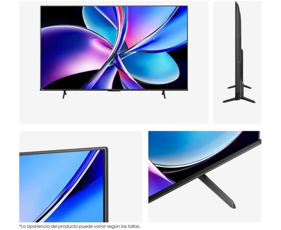 Hisense 55E7Q PRO 139.7 cm (55") 4K Ultra HD Smart TV Wi-Fi Black 330 cd/m² Televizori