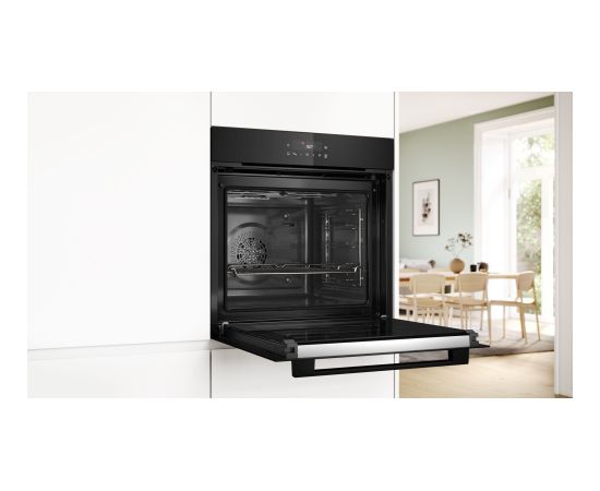 BOSCH Serie 2 HBA571BB4 oven 71 L 3600 W Black + BOSCH HEZ538000 guide rail