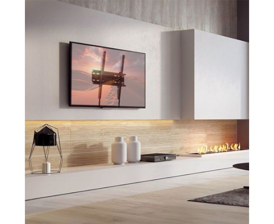 Maclean MC-748A TV or Monitor Mount, TV Wall Holder, Handle, max VESA 400x400, 32-70", 45kg, Black TV un monitoru stiprinājumi, kronšteini