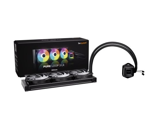 be quiet! PURE LOOP 3 LX Processor All-in-one liquid cooler 12 cm Black 1 pc(s)