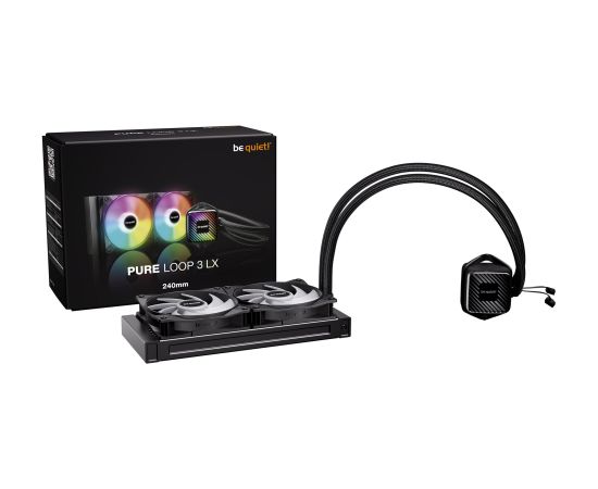 be quiet! PURE LOOP 3 LX Processor All-in-one liquid cooler 12 cm Black 1 pc(s)