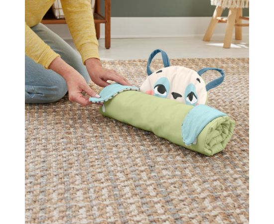 Mattel Fisher-Price Planet Friends Roly-Poly Panda Baby Activity Play Mat with 2 Toys
