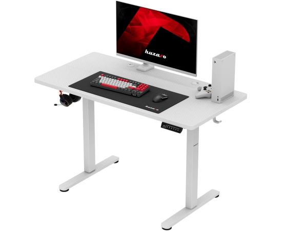 Biurko gamingowe Huzaro Hero 8.1 White Gaming galdi