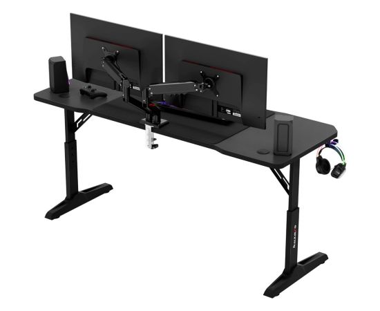 Biurko gamingowe Huzaro Hero 4.6 Black Игровые столы