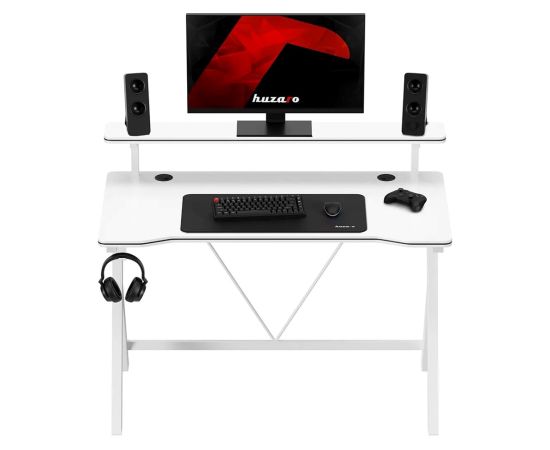 Biurko gamingowe Huzaro Hero 1.9 White Gaming galdi