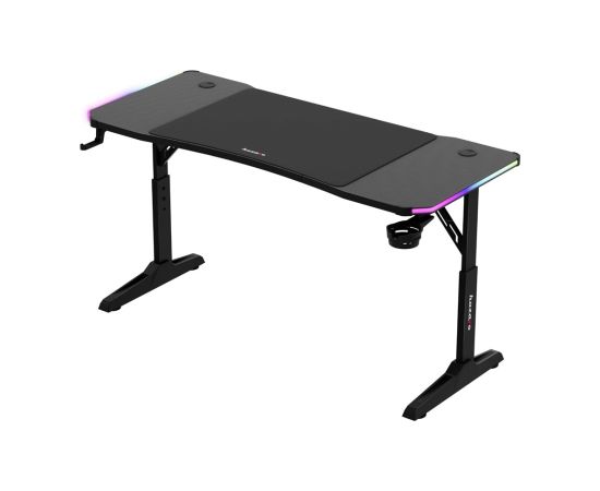 Biurko gamingowe Huzaro Hero 3.6 RGB Black Gaming galdi