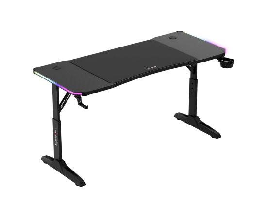 Biurko gamingowe Huzaro Hero 3.6 RGB Black Gaming galdi