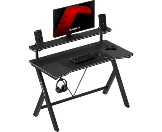 Biurko gamingowe Huzaro Hero 1.9 Black Gaming galdi