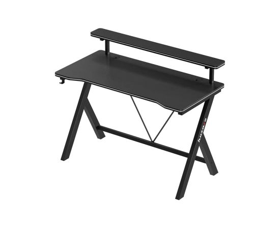 Biurko gamingowe Huzaro Hero 1.9 Black Gaming galdi