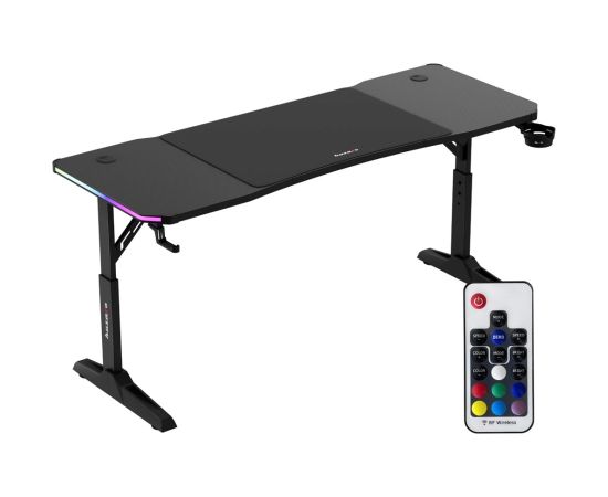 Biurko gamingowe Huzaro Hero 4.6 RGB Black Gaming galdi