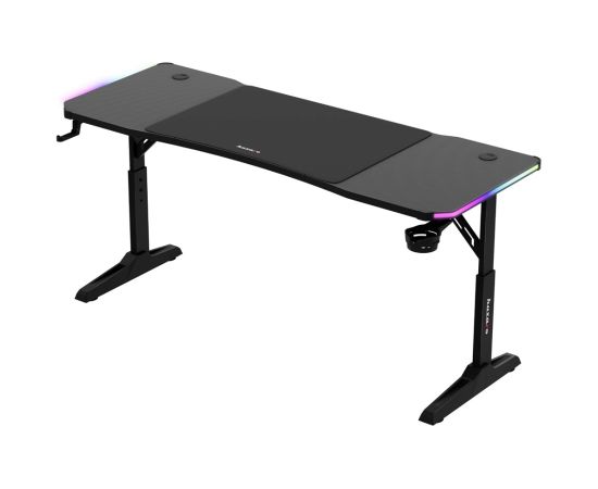 Biurko gamingowe Huzaro Hero 4.6 RGB Black Gaming galdi