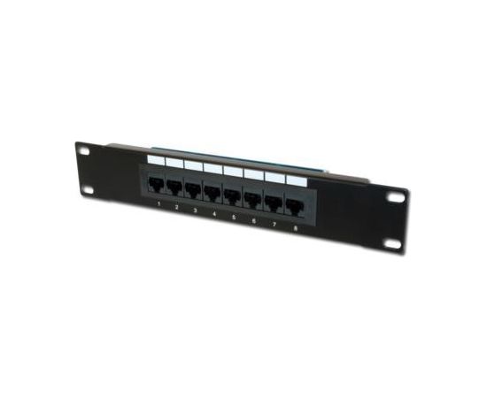 DIGITUS CAT 5e, Class D Patch Panel, 08 port unshielded