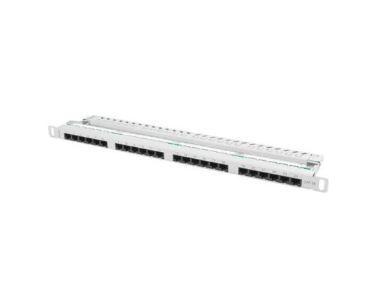 Lanberg Patch Panel 24 port 0.5U, cat. 5e, grey