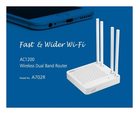 TOTOLINK A702R AC1200 Wireless Dual Band Router