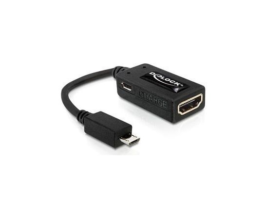 Delock adapter MHL -> HDMI(F) + MICRO USB (BF) (smartfon to TV HD+power supply)