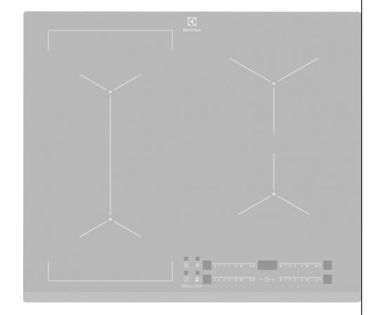 ELECTROLUX EIV63440BS indukcijas plīts virsma- 59 cm, sudraba