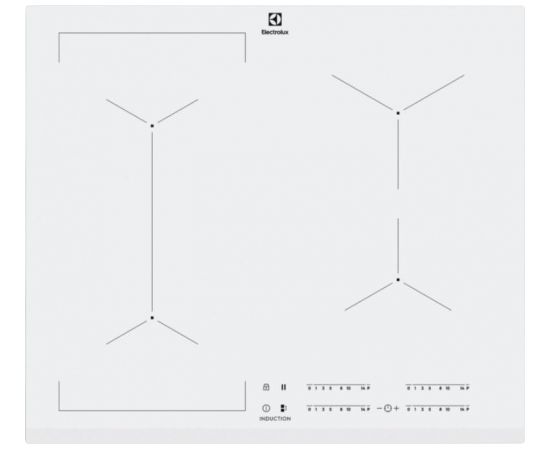 ELECTROLUX EIV63440BW indukcijas plīts virsma - 59 cm, balta