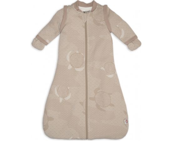 Lodger Hopper Matcha Turtle guļammaiss ar noņemamām piedurknēm, Beige, 50/62 - HPM 630_50/62 Miega guļammaisi, pidžamas