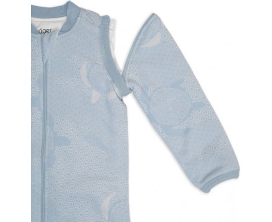 Lodger Hopper Matcha Turtle guļammaiss ar noņemamām piedurknēm, Blue Fogg, 68/80 - HPM 110_68/80 Miega guļammaisi, pidžamas