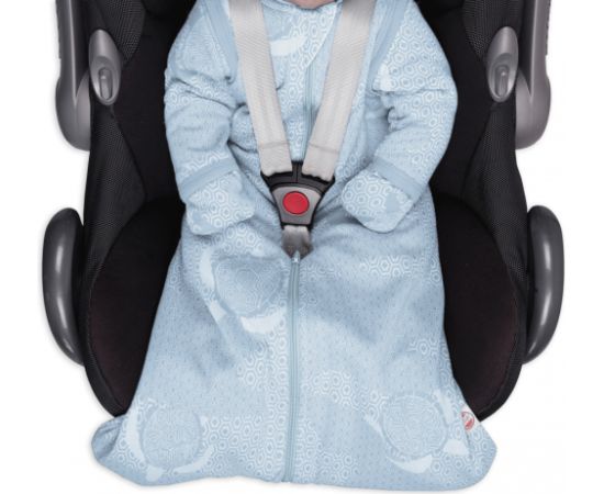 Lodger Hopper Matcha Turtle guļammaiss ar noņemamām piedurknēm, Blue Fogg, 50/62 - HPM 110_50/62 Miega guļammaisi, pidžamas