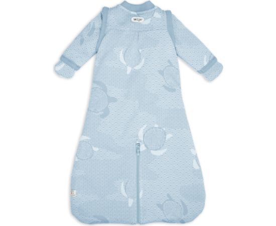 Lodger Hopper Matcha Turtle guļammaiss ar noņemamām piedurknēm, Blue Fogg, 50/62 - HPM 110_50/62 Miega guļammaisi, pidžamas