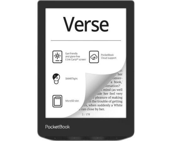 PocketBook Verse Mist Grey DACH-Version (PB629-M-WW-B) 6'